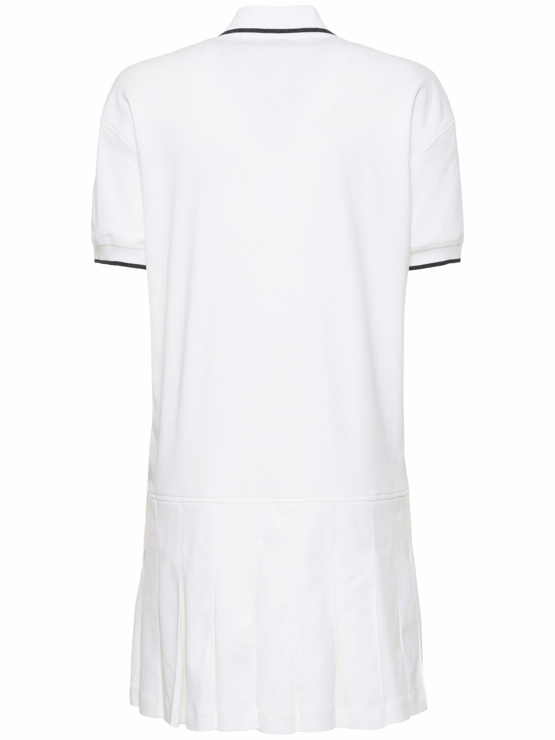 BRUNELLO CUCINELLI - Cotton Jersey Polo Mini Dress Brunello Cucinelli