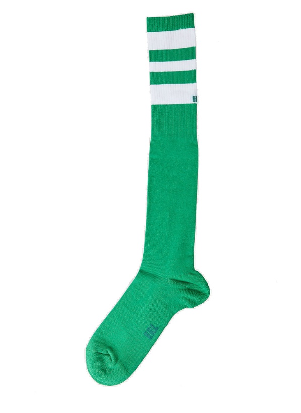 Photo: Stripe Tube Socks in Green