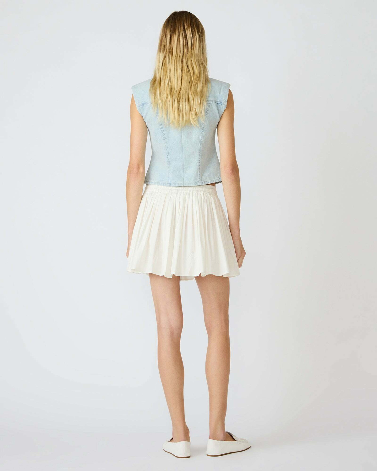 Steve Madden Tyria Skirt in White