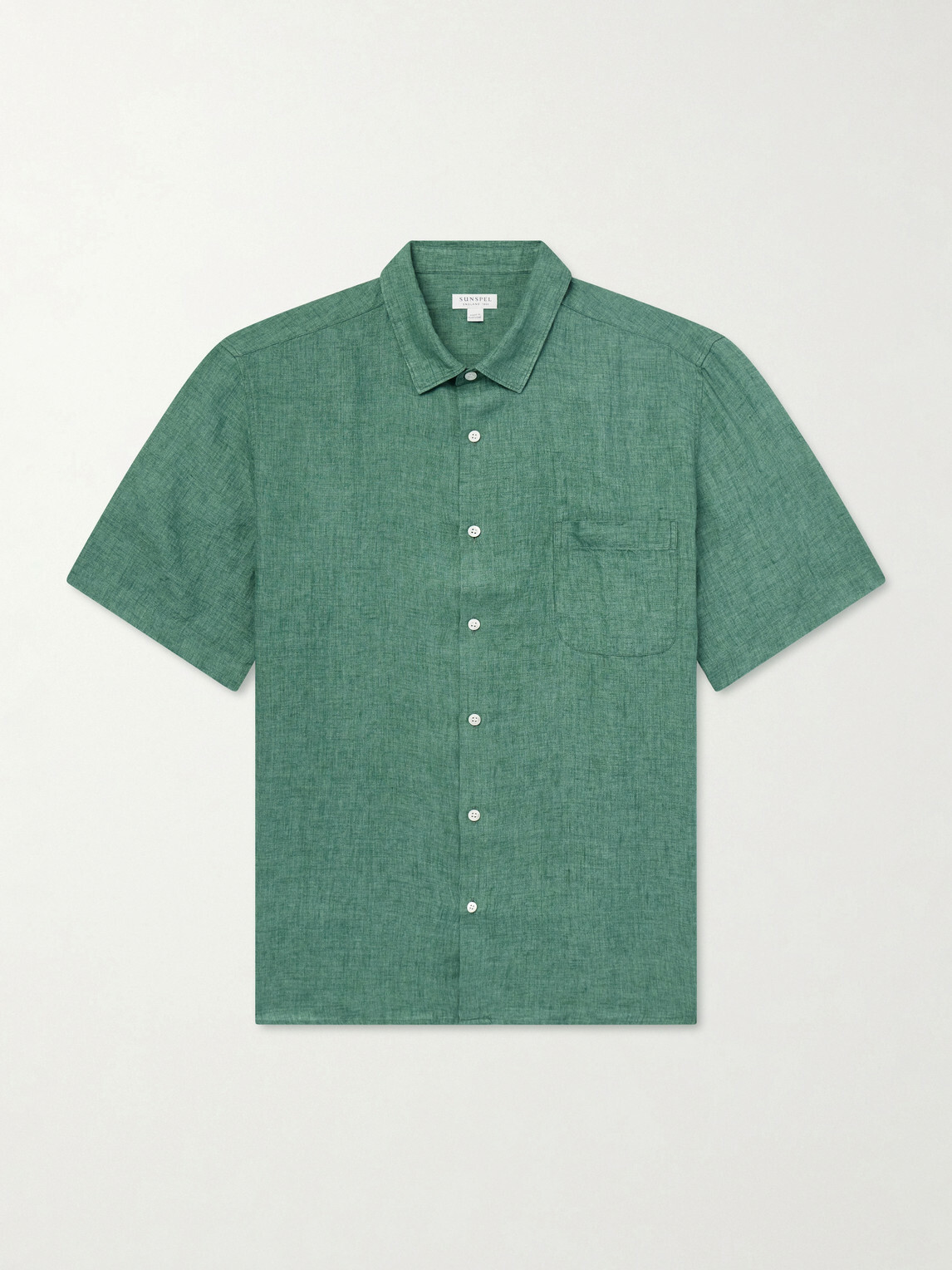 Sunspel - Linen Shirt - Green
