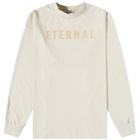 Fear Of God Men's Long Sleeve Eternal Cotton T-Shirt in Warm Heather Oatmeal