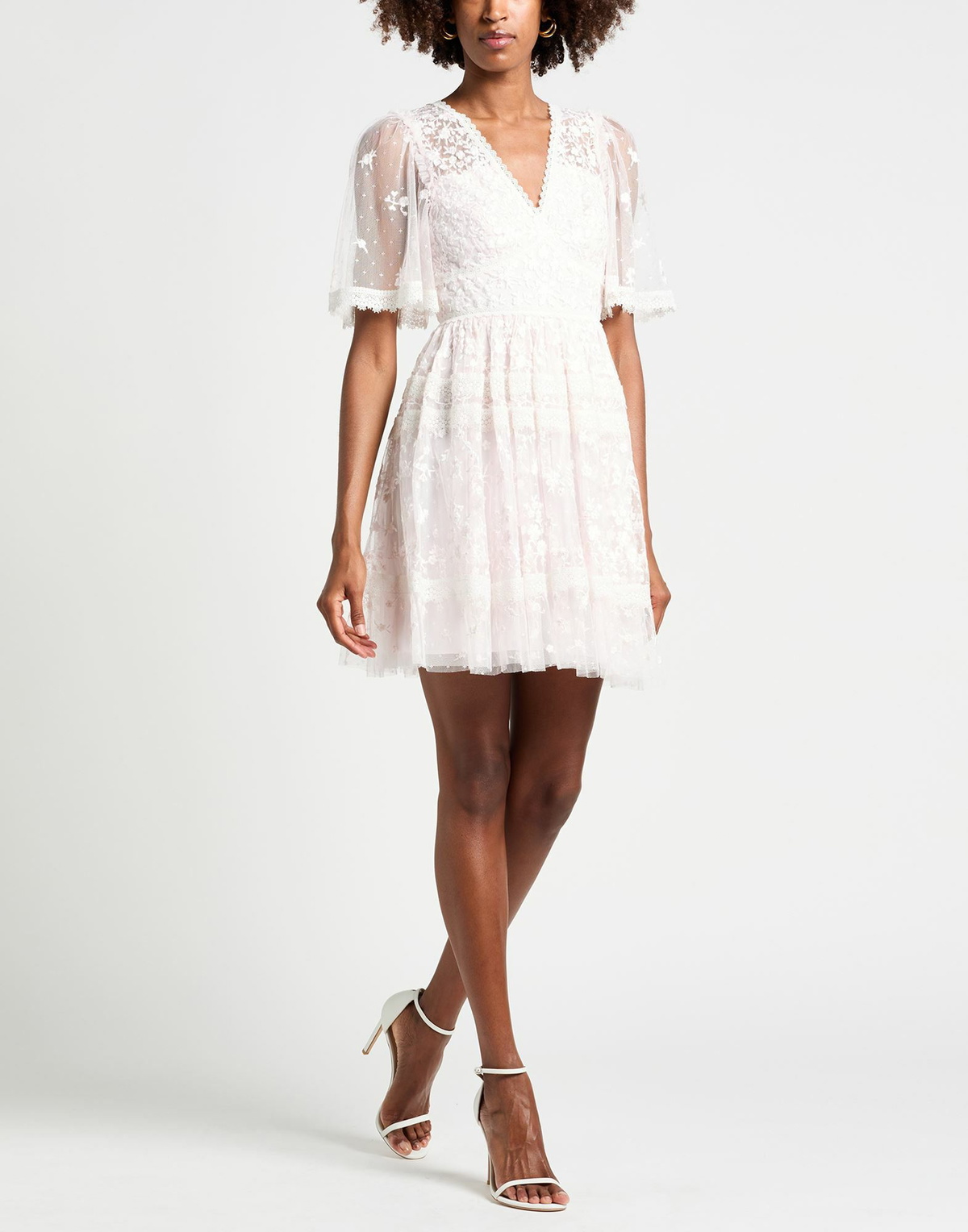 Needle & Thread Womens Mini dress Light in Pink