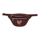 Kenzo Burgundy Limited Edition Valentines Day Mini Lucky Star Belt Bag