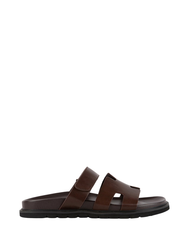 Photo: Steve Madden Mirko Sandals in Brown