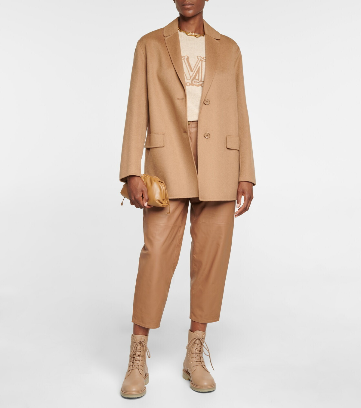 Max Mara - Revere leather balloon pants Max Mara