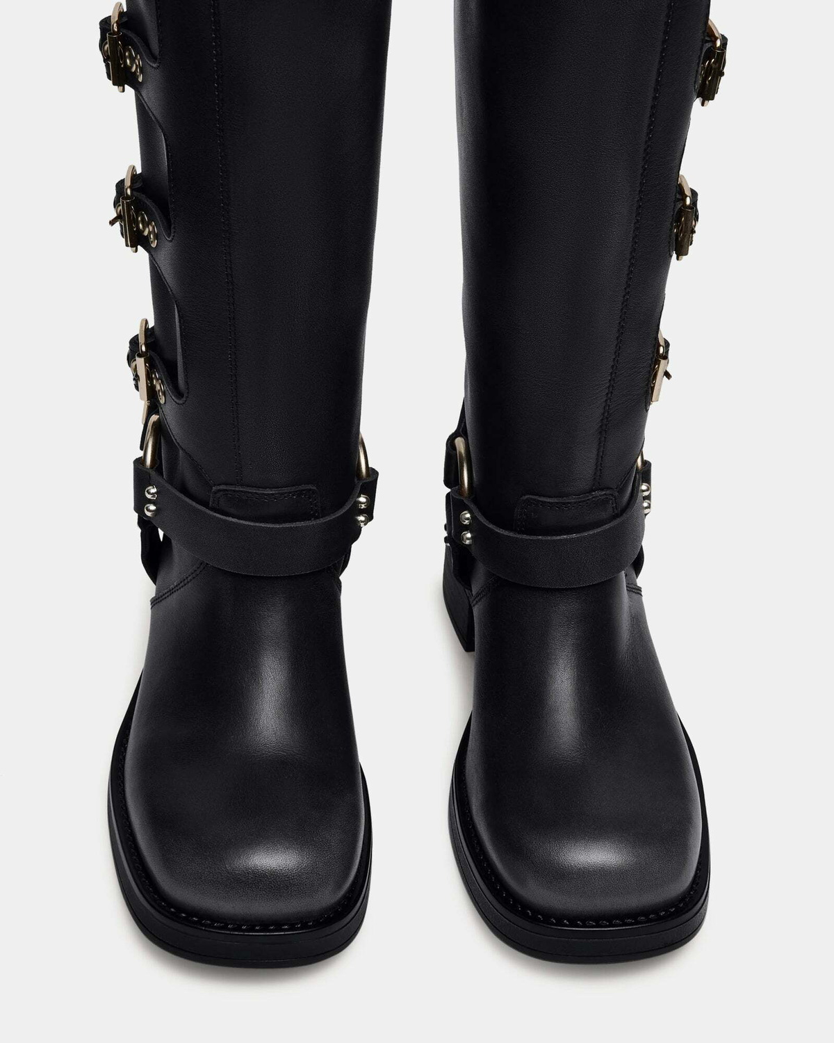 Steve Madden Rockyy-W Wide Calf Boots in Black
