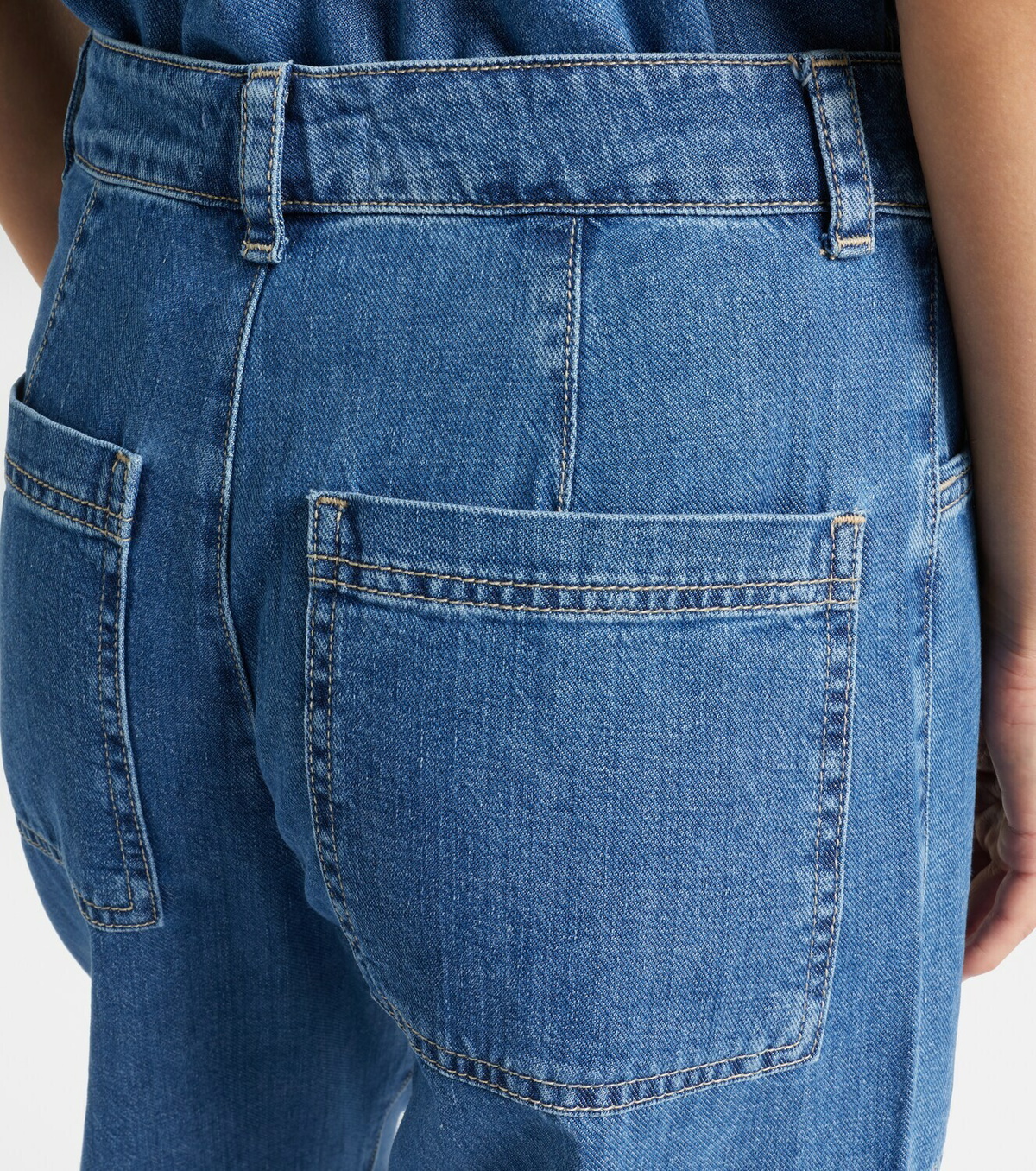 Velvet Farah high-rise tapered jeans