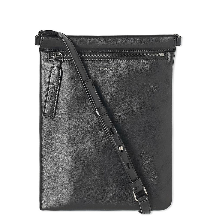 Photo: Saint Laurent Leather Zip Shoulder Bag