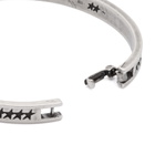 TwoJeys Men's Icon Stars Closed Bangle in Sterling Silver