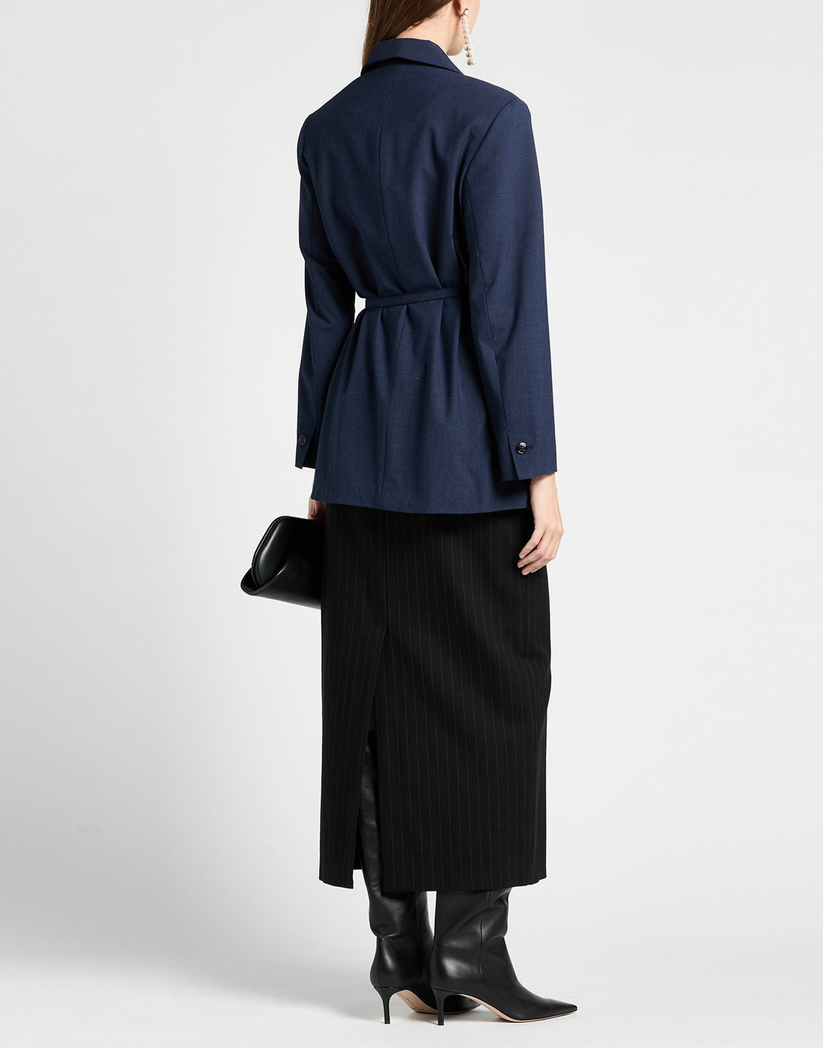 Ganni Womens Blazer in Navy