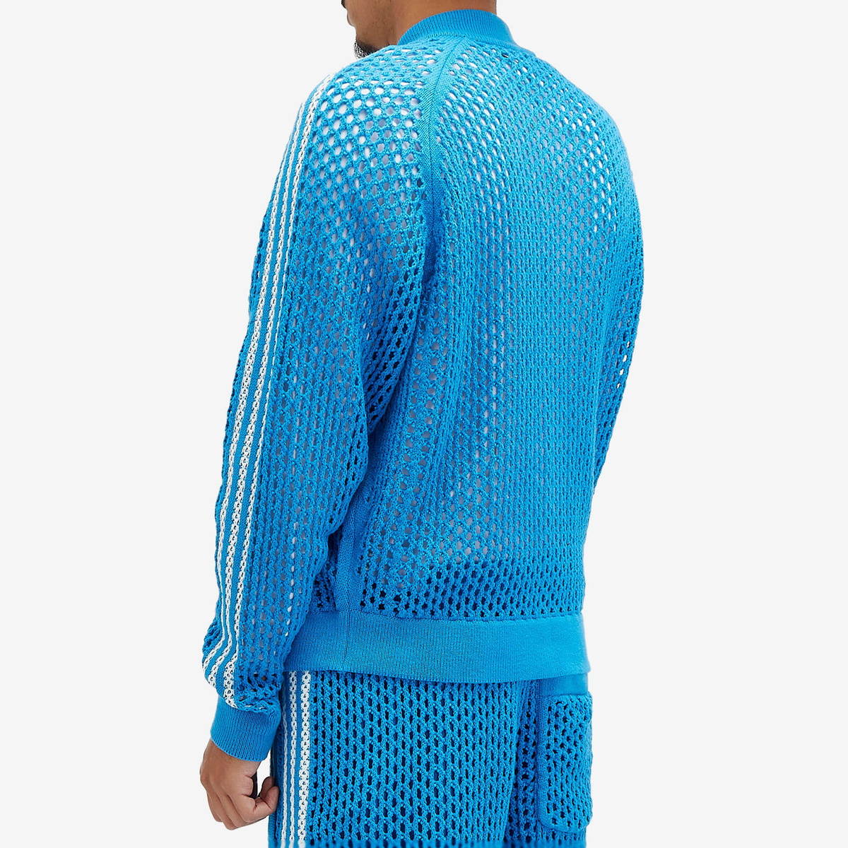 2024年冬【法人向けお歳暮】 Adidas CLOT Crochet By EC Superstar Track Top in Bright Blue トップス