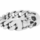 Alexander McQueen Men's Skull Chain Ring in Silver