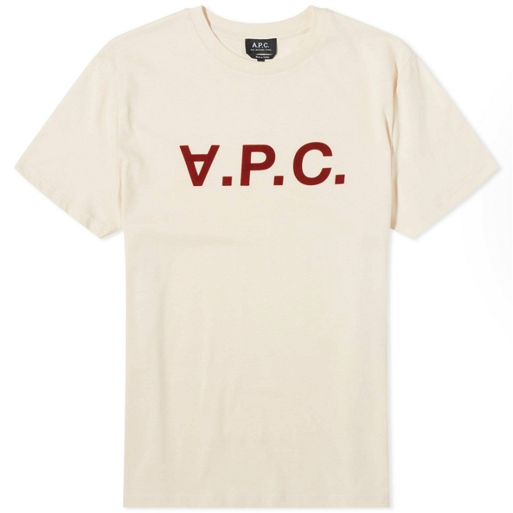 Photo: A.P.C. VPC Logo T-Shirt in Off White