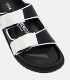 Birkenstock 1774 Arizona bow-detail satin sandals