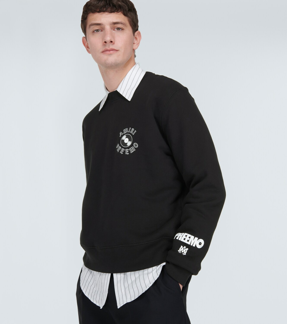 スウェット・トレーナー AMIRI Printed cotton jersey sweatshirt Amiri Printed cotton jersey sweatshirt Amiri