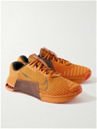 Nike Training - Metcon 9 Rubber-Trimmed Mesh Running Sneakers - Orange