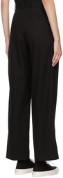 Maison Kitsuné Black Formal Trousers