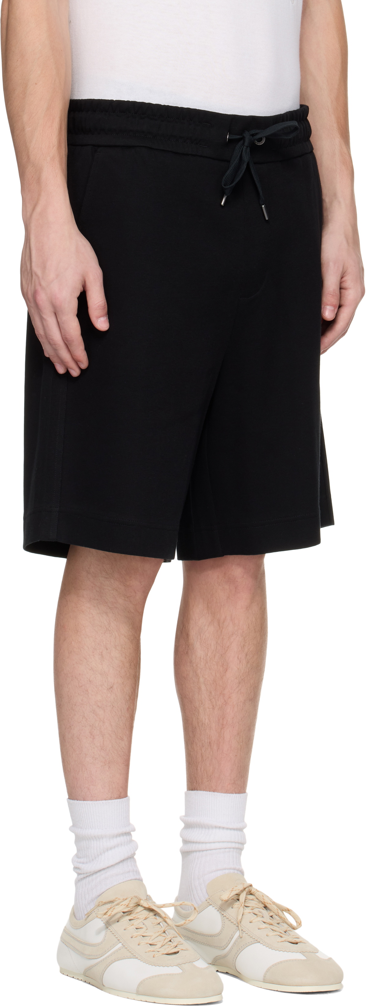 BOSS Black Drawstring Shorts