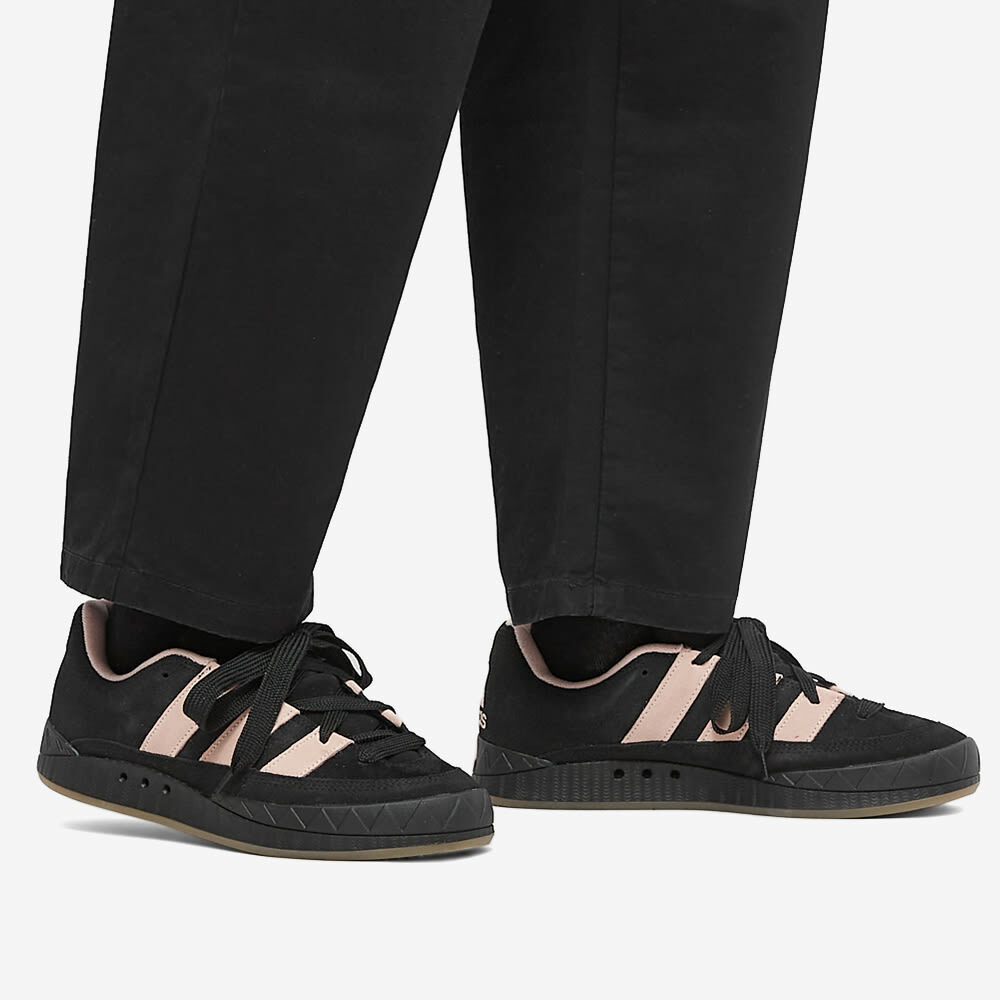 Adidas Men's Adimatic Sneakers in Core Black/Pink Tint