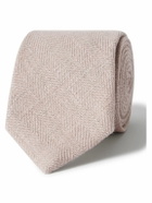 Oliver Spencer - 8cm The Southwell Herringbone Linen Tie
