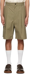 Camiel Fortgens Brown Cotton Shorts