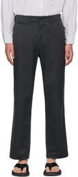 nanamica Gray Wide Trousers