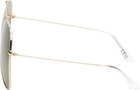 Marni Gold Show Pilot Sunglasses