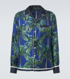 Dolce&Gabbana Printed silk twill shirt