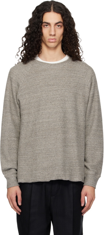 Photo: Lady White Co. Gray Raglan Thermal Sweatshirt