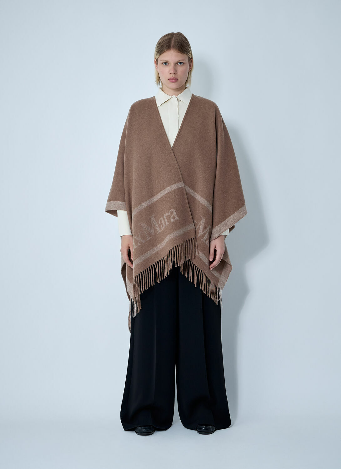 Max Mara Hilde Logo Motif Scarf
