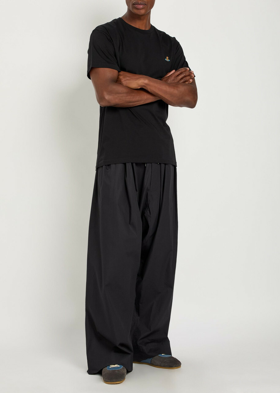 Vivienne Westwood Balloon-leg Cotton-poplin Trousers Black