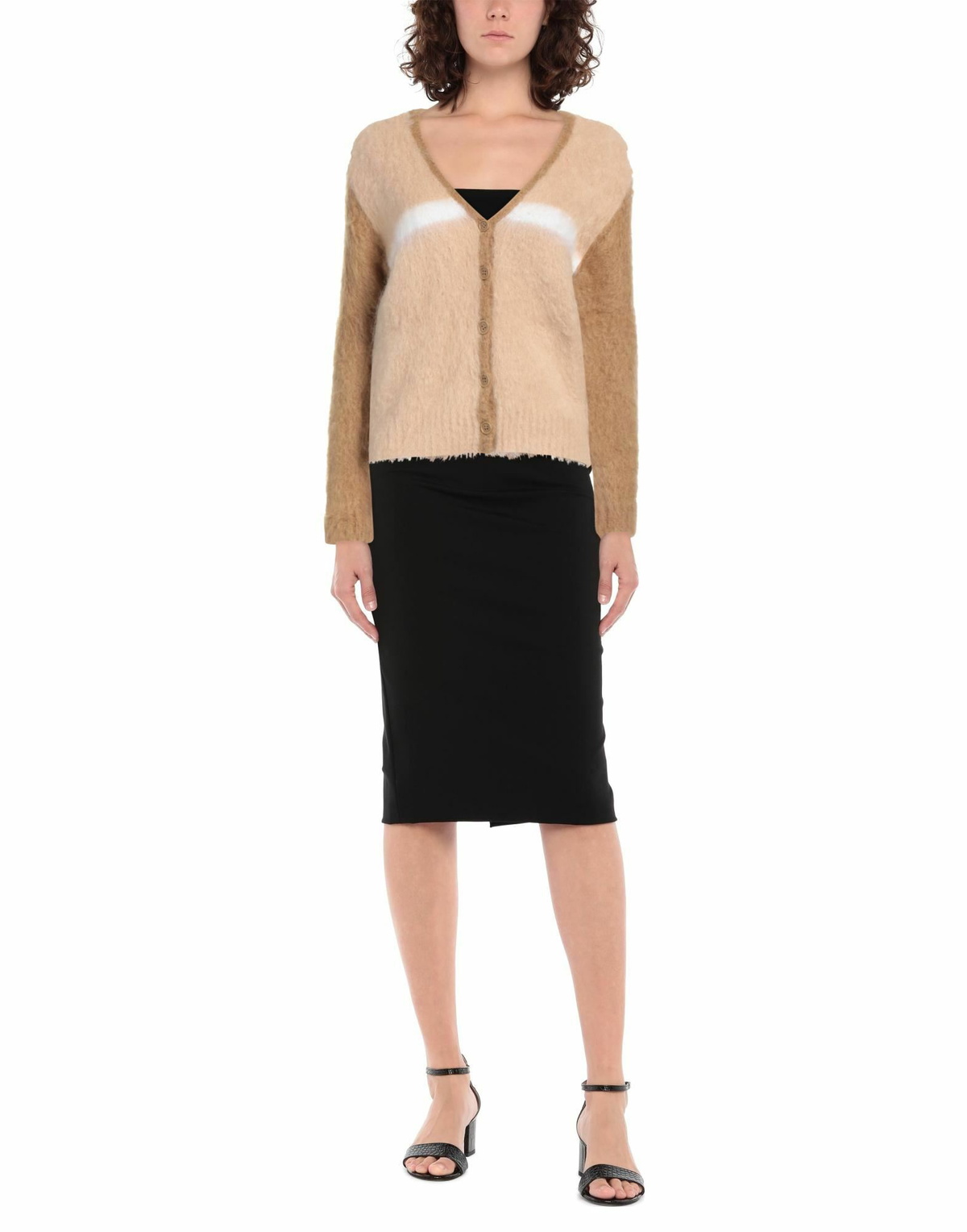 Maje Womens Cardigan Camel