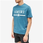 AMIRI Men's MA Bar Logo T-Shirt in Teal
