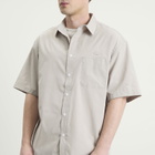 FrizmWORKS Men's OG Poplin Short Sleeve Shirt in Gray