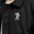 Billionaire Boys Club Men's Collared Space Program Varsity Jacket in Black