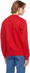 AMI Alexandre Mattiussi Red Ami De Coeur Sweatshirt