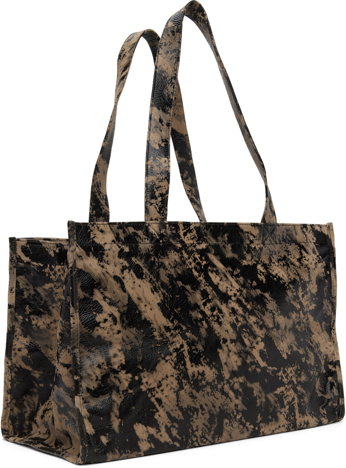 Commission Beige & Black Midtown Tote