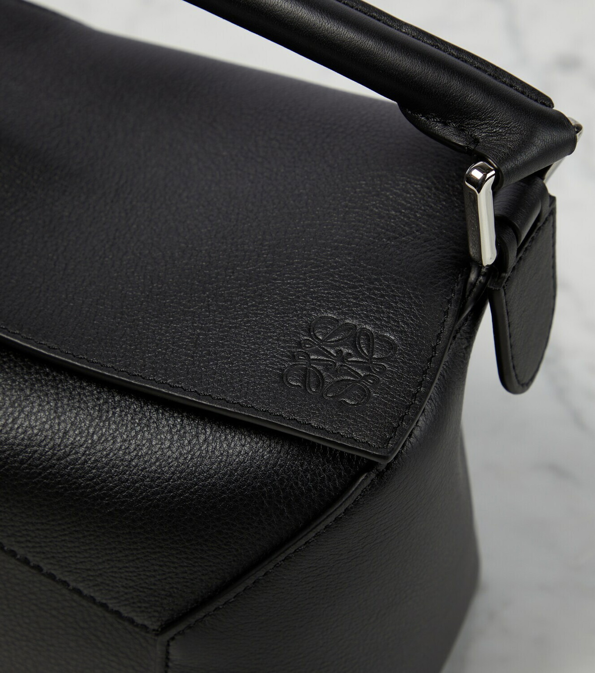 Loewe Puzzle Edge Small leather top-handle bag