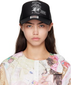 Ashley Williams Black 'Harmony & Peace' Otto Trucker Cap