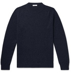 Boglioli - Mélange Virgin Wool and Cashmere-Blend Sweater - Blue