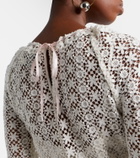 Isabel Marant Hayra cotton guipure lace maxi dress