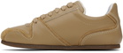 Moschino Taupe Tennis Sneakers