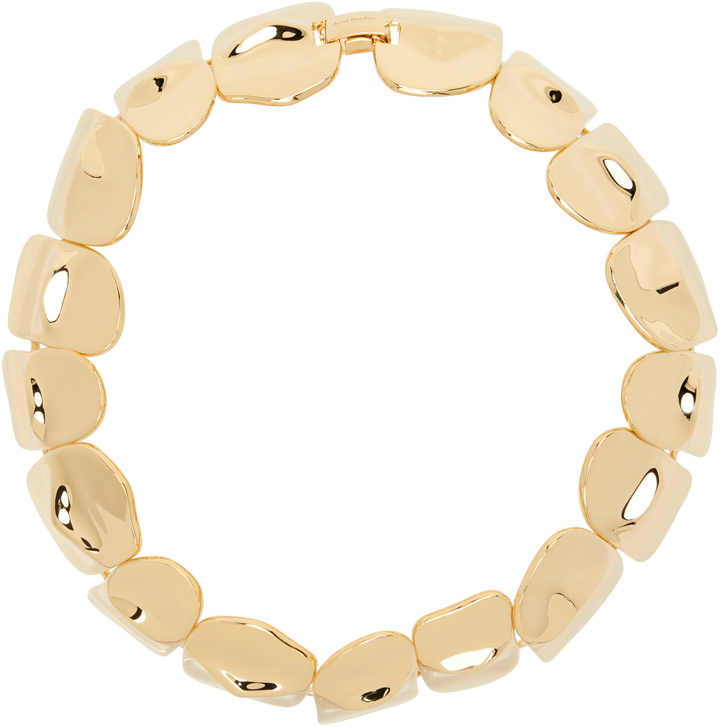 Photo: Acne Studios Gold Brass Croco Scale Necklace