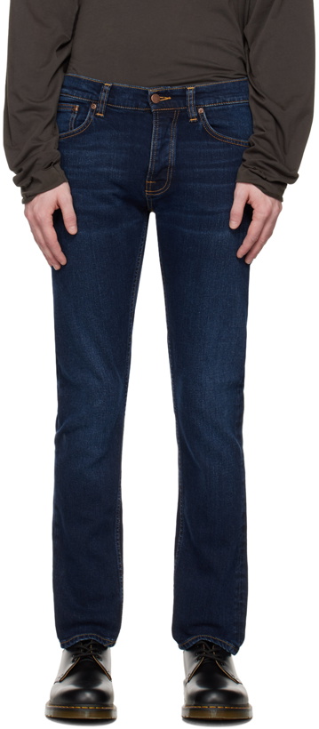 Photo: Nudie Jeans Navy Grim Tim Jeans