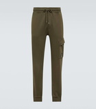 C.P. Company Lens cotton fleece cargo sweatpants