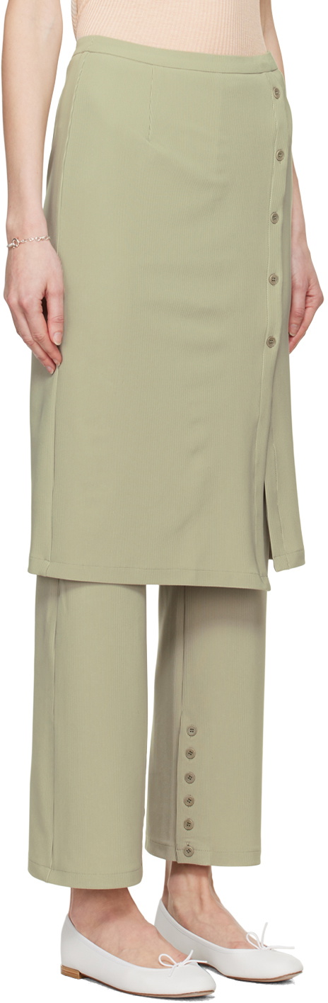 Youth Beige Layered Trousers