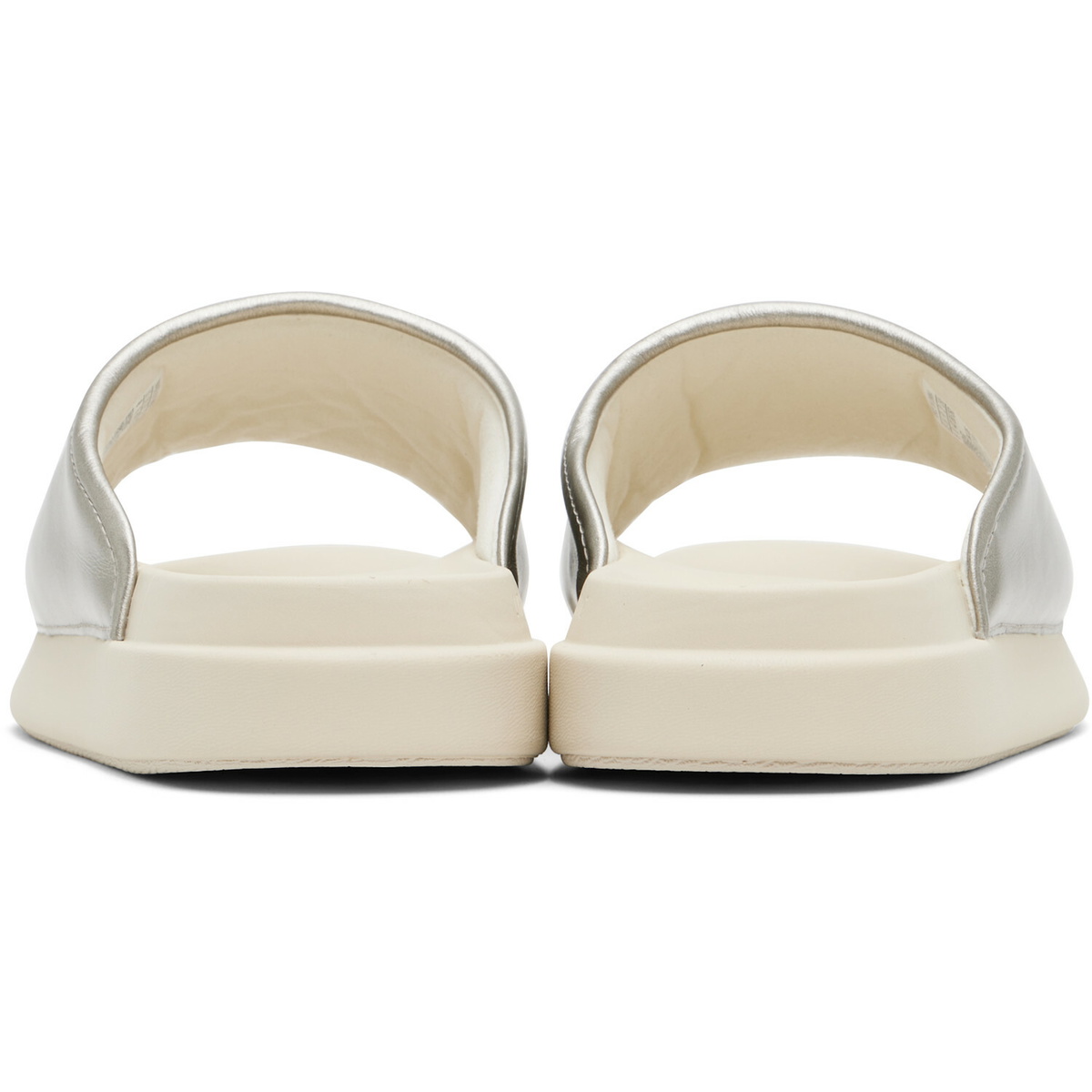 Y-3 Silver 'Y-3' Slides