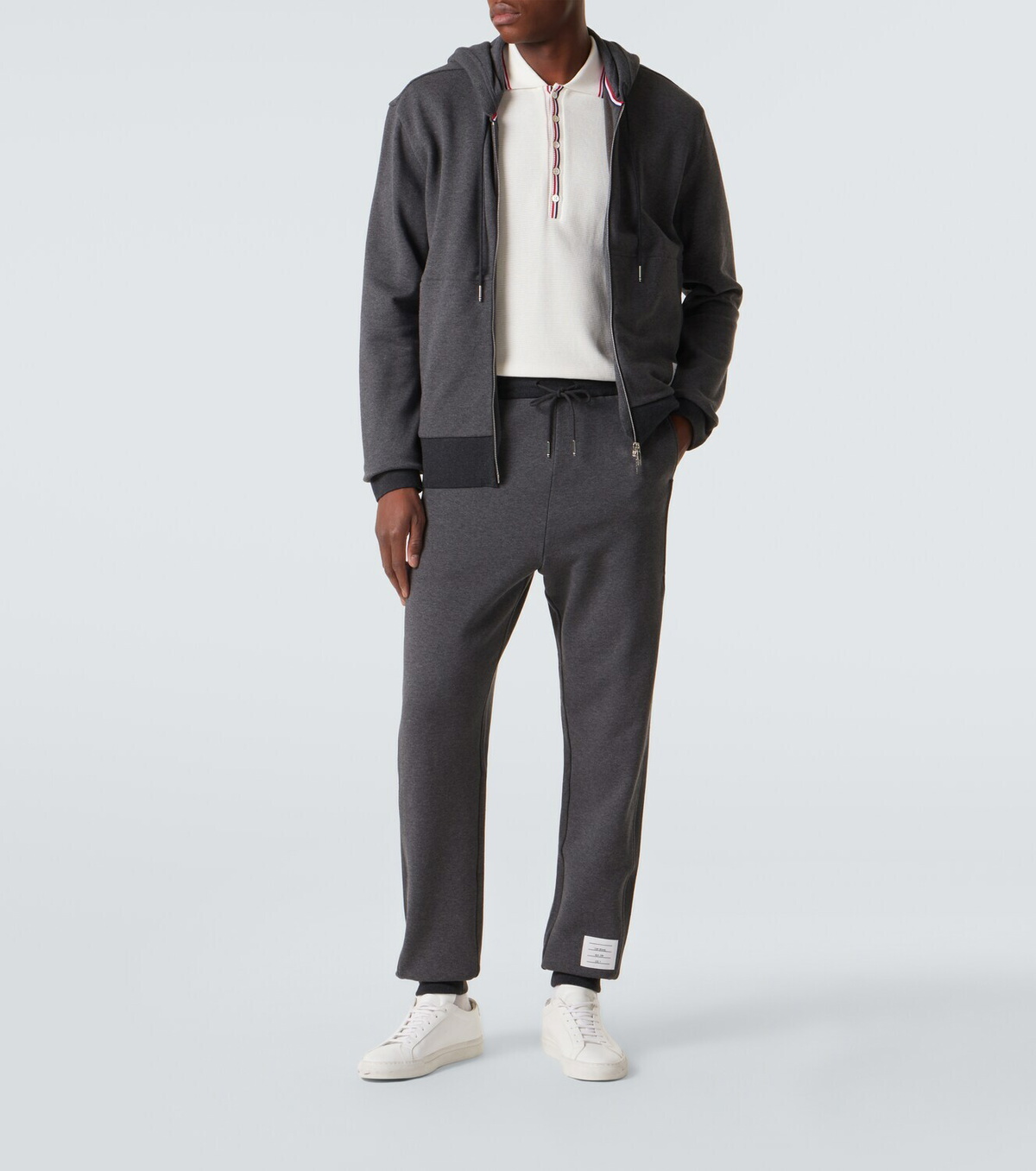 Thom Browne 4-Bar cotton jersey sweatpants