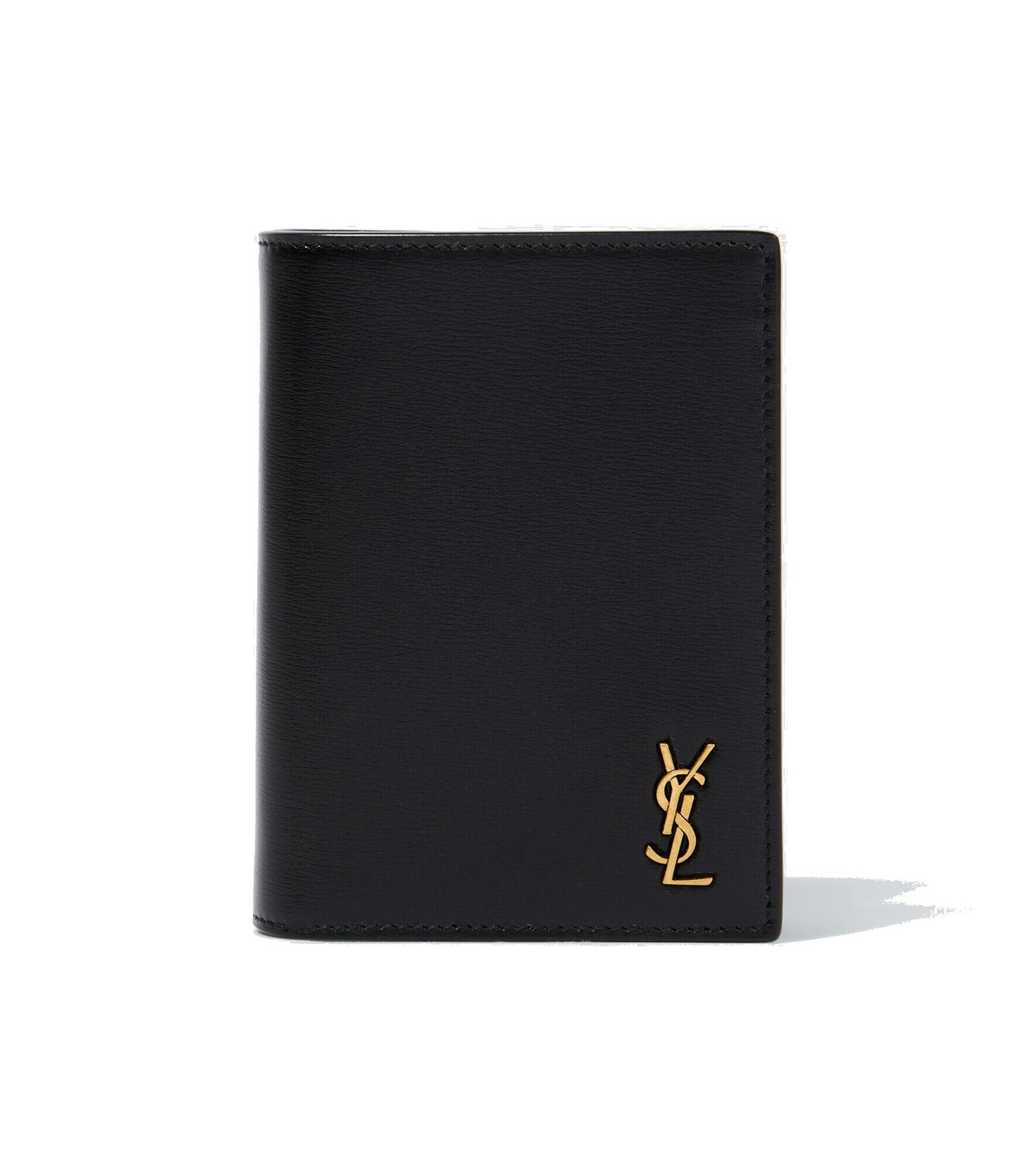 Saint Laurent - Tiny Cassandre leather wallet Saint Laurent