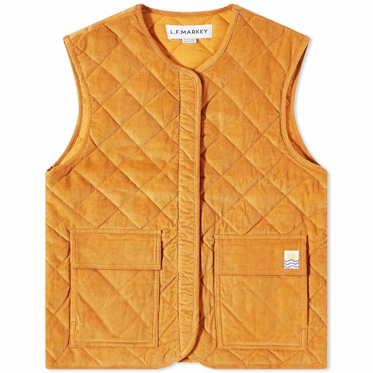 L.F. Markey Women's Flint Waistcoat in Ochre